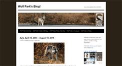 Desktop Screenshot of blog.wolfpark.org